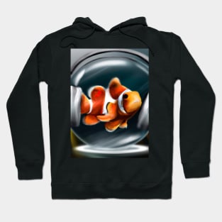 Clownfisch Headphones Hoodie